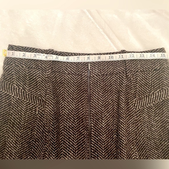 Brown Wool-blend Tweed Skirt - Picture 5 of 7
